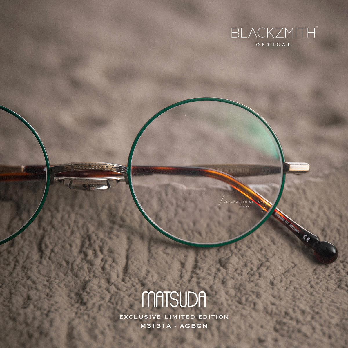 BLACKZMITH X Matsuda - M3131-A AG-BGN(46) – BLACKZMITH Optical
