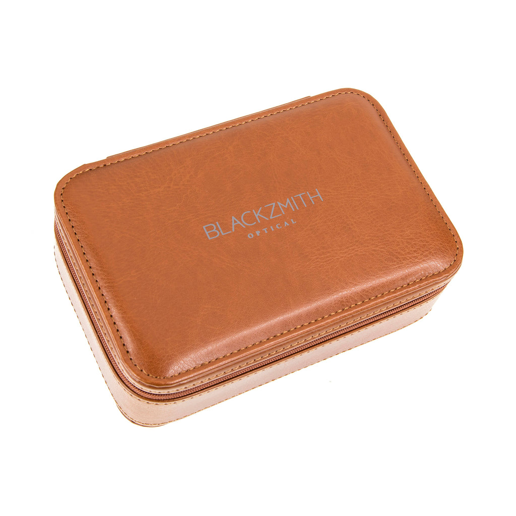 Blackzmith Leather Eyewear Storage Box (Travel Use) - Brown