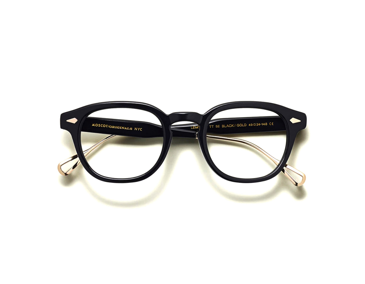 【美品】MOSCOT LEMTOSH 46 JPN LTD VI BLACK LemtoshTTSE_BlackGold_NoNosepa