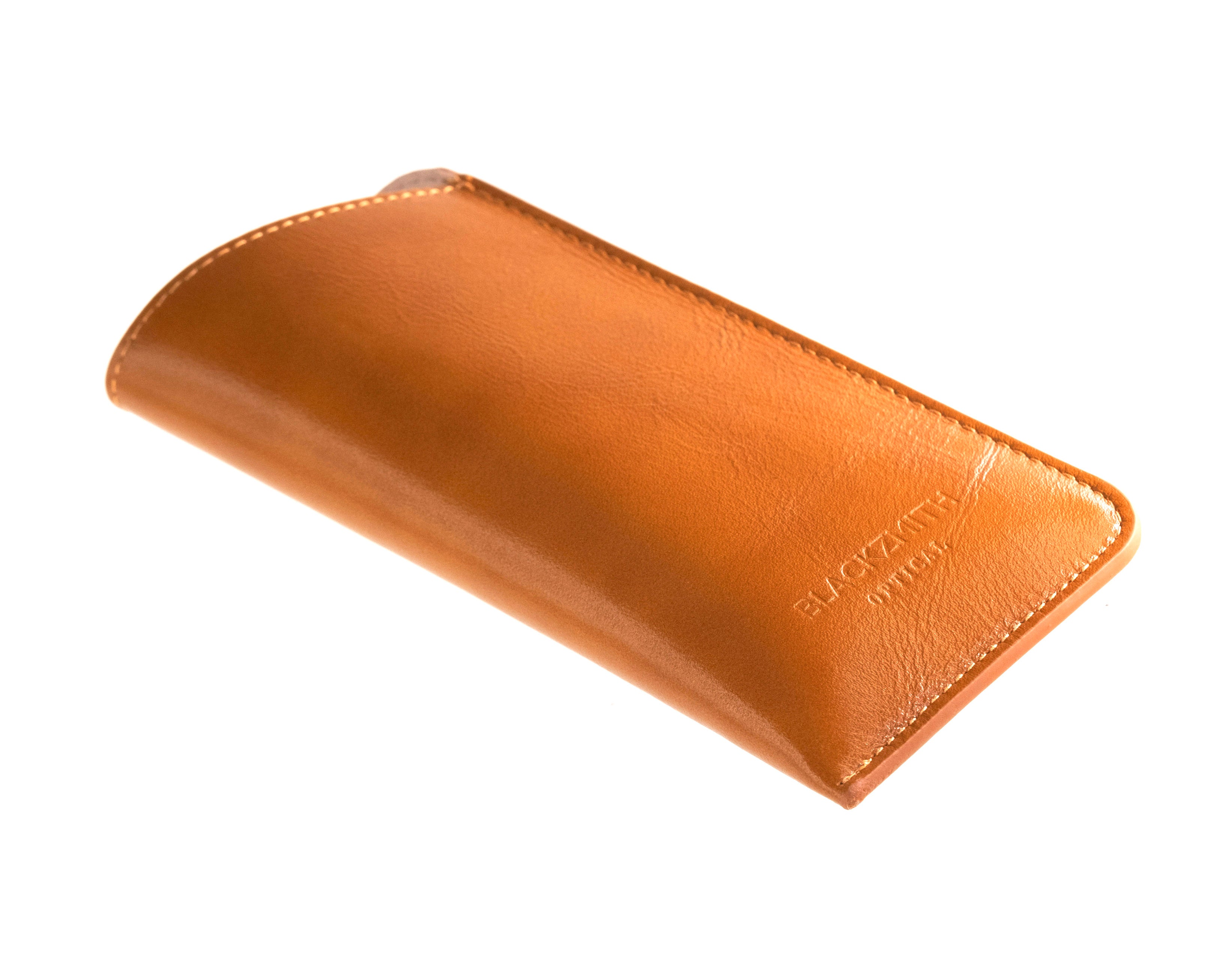 Blackzmith 專屬刻名手造柔軟皮革眼鏡套 Blackzmith Handmade Soft Leather Eyewear Case with Personalized Engraving(可放1副)