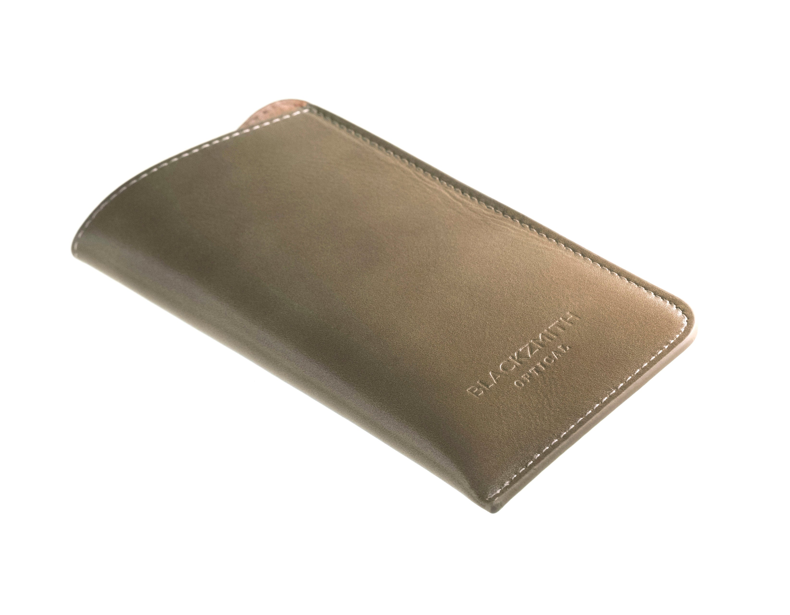 Blackzmith 專屬刻名手造柔軟皮革眼鏡套 Blackzmith Handmade Soft Leather Eyewear Case with Personalized Engraving(可放1副)