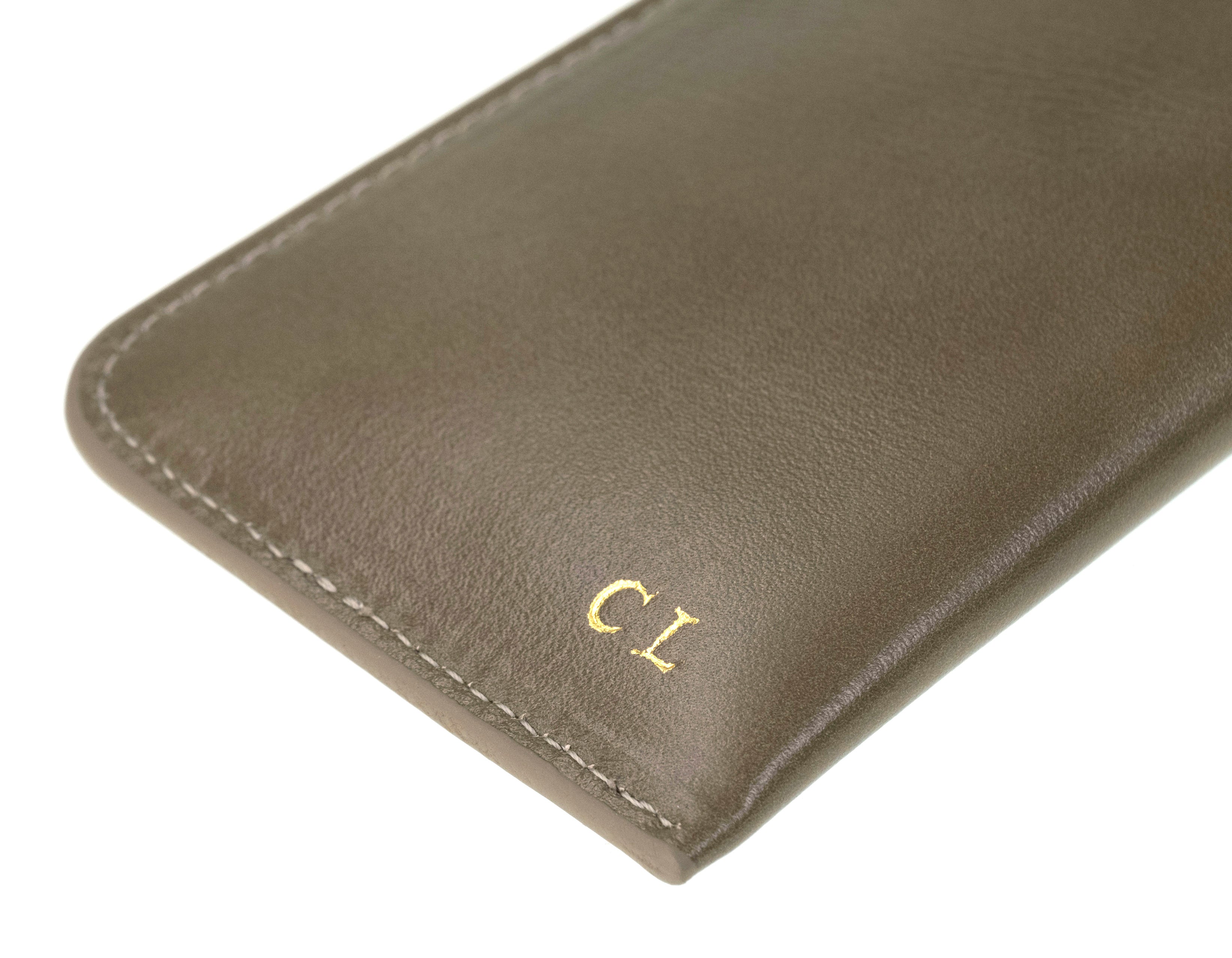 Blackzmith 專屬刻名手造柔軟皮革眼鏡套 Blackzmith Handmade Soft Leather Eyewear Case with Personalized Engraving(可放1副)
