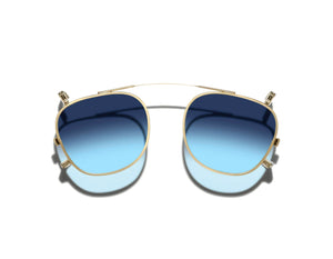 Moscot - Dahven Clip-Gold/Denim Blue (CLIP ON只適用於Dahven size 44/47)