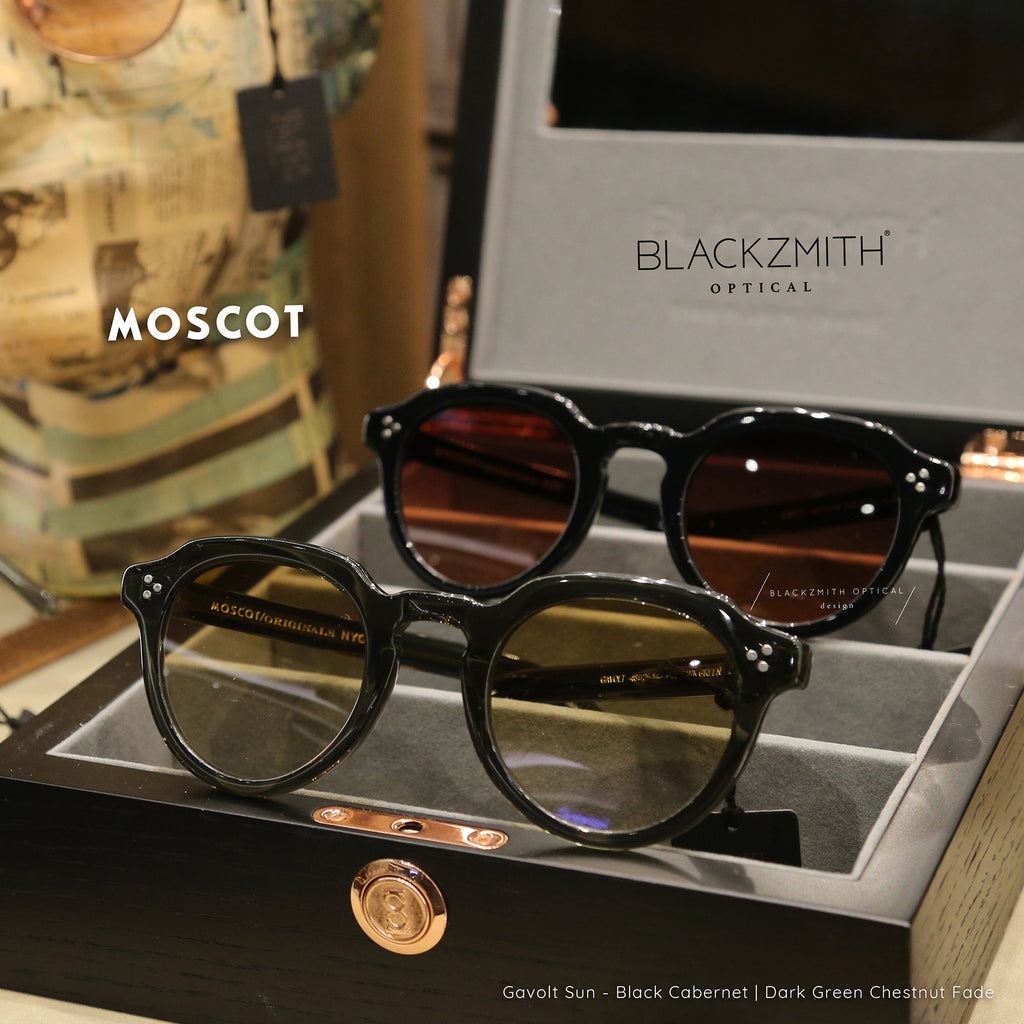 Moscot - Gavolt Black-Cabernet Lens-SUN【New】