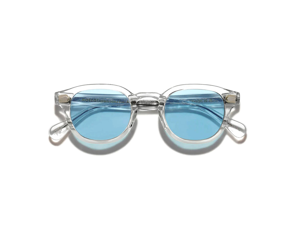 Moscot - Lemtosh Crystal Blue/DG-37 Lenses -Sun (49) (NAF)【Pre-order Now】