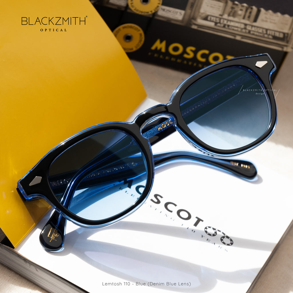 Moscot - Lemtosh 110 Blue Sun - Denim Blue Lens【110th Anniversary Limited Edition】