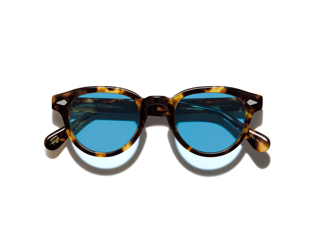 Moscot - Maydela Classic Havana - Celeb Blue Lens-SUN【New】