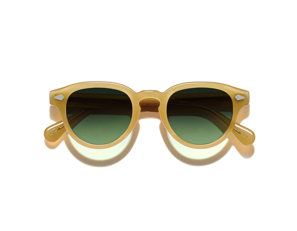 Moscot - Maydela Goldenrod- Forest Wood Lens-SUN【New】