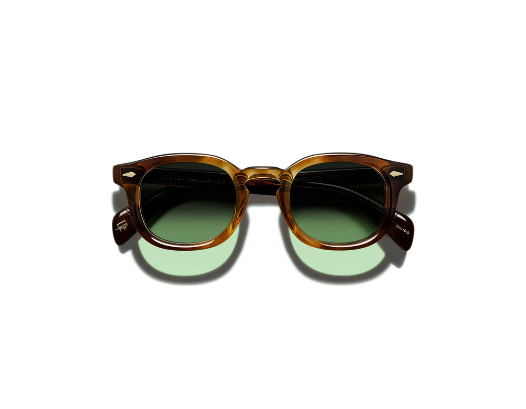Moscot -Mekler Sun-Tobacco Forest Wood Lens【New】
