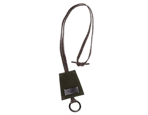 Diffuser Tokyo -Millicross Clochette Glass Holder 擺鐘形皮革眼鏡繩-Army Khaki & Brown【Pre-order Now】