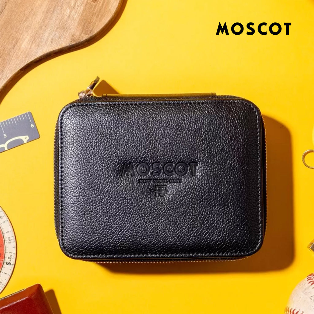 Moscot Travel Case - Two Grids Mini Box- Black【New】