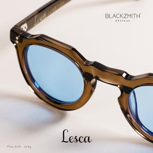 Lesca Lunetier - Pica-Grey-SUN(Special Limited Version with Light Blue Lens )【New】