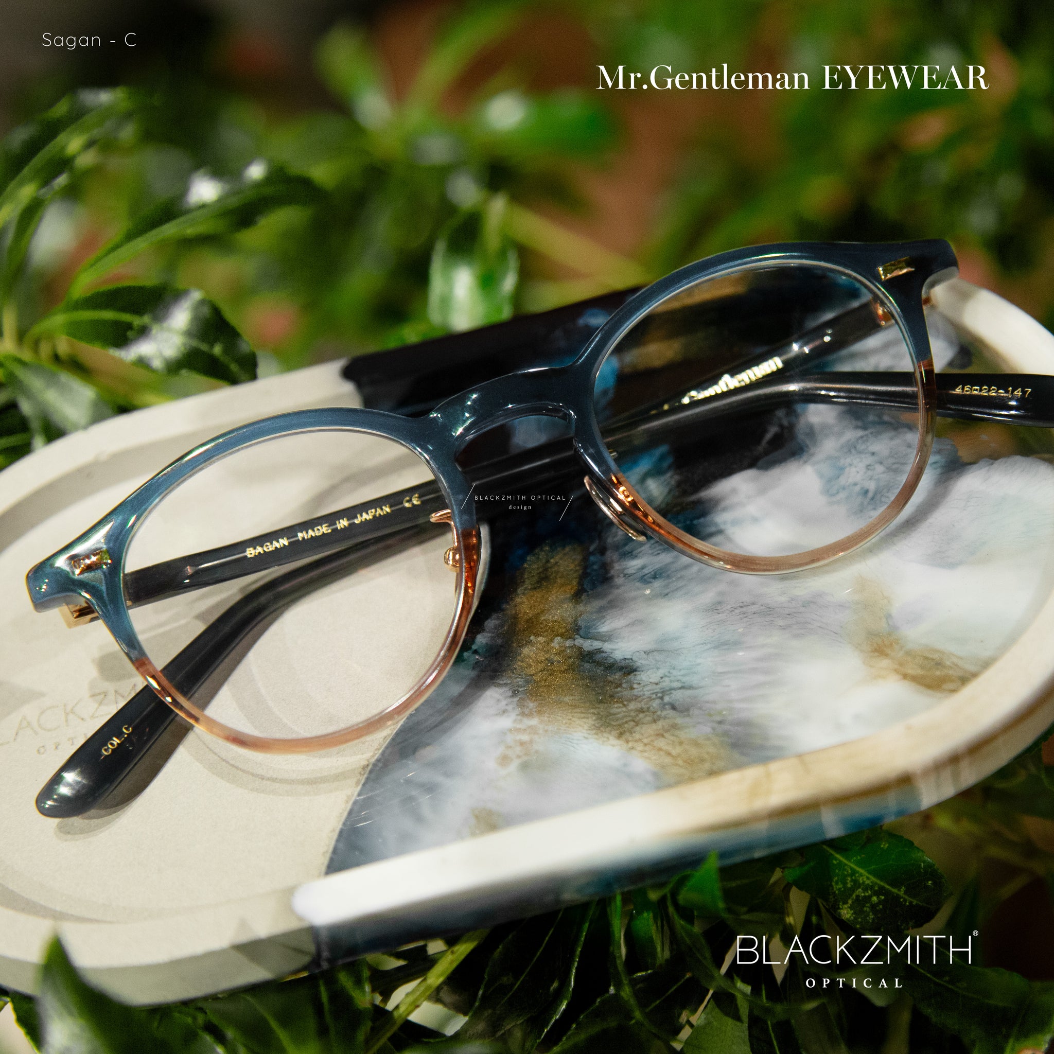 【極美品】Mr.Gentleman SAGAN SAGAN@Mr.Gentleman EYEWEAR | Re:TRUST EYEWEAR