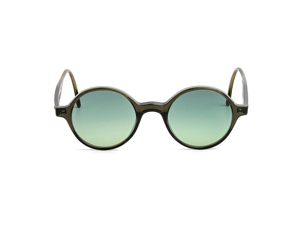 Moscot -Scooch Sun-Dark Green-Forest Wood Lens【New】