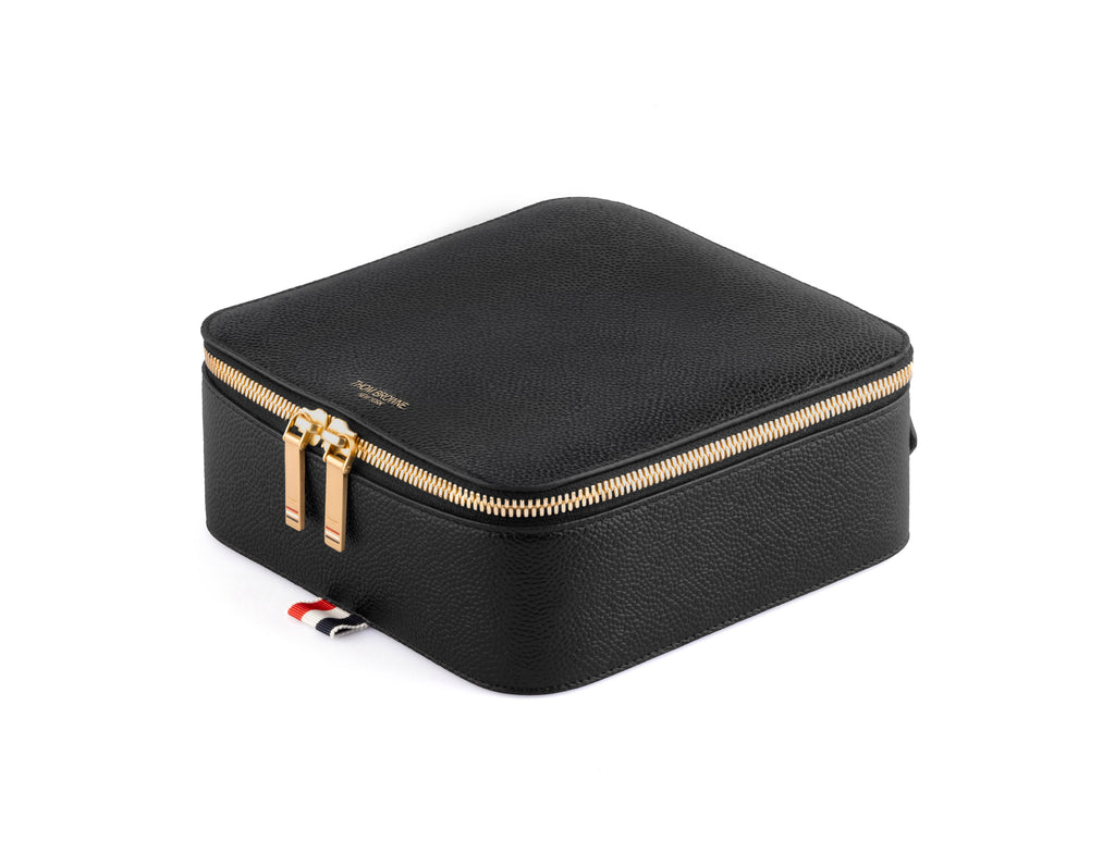 Thom Browne - Eyewear Travel Case in Pebble Grain Leather-UAC067A-001