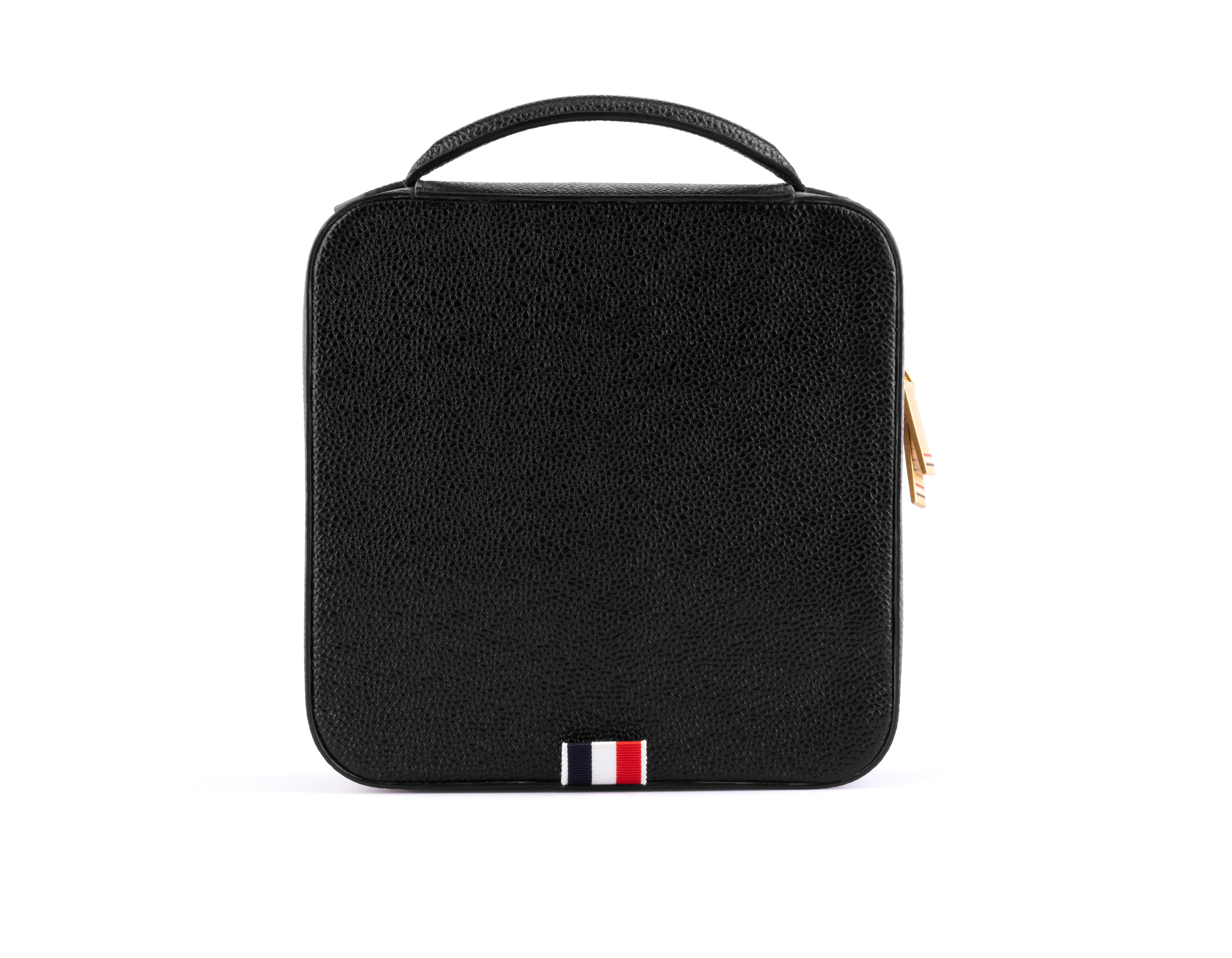 Thom Browne - Eyewear Travel Case in Pebble Grain Leather-UAC067A-001