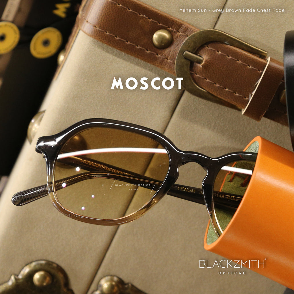 Moscot - Yenem Grey Brown Fade- Chest Fade Lens-SUN【New】