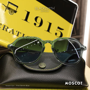 Moscot - Yenem Pine- Denim Blue Lens-SUN【New】