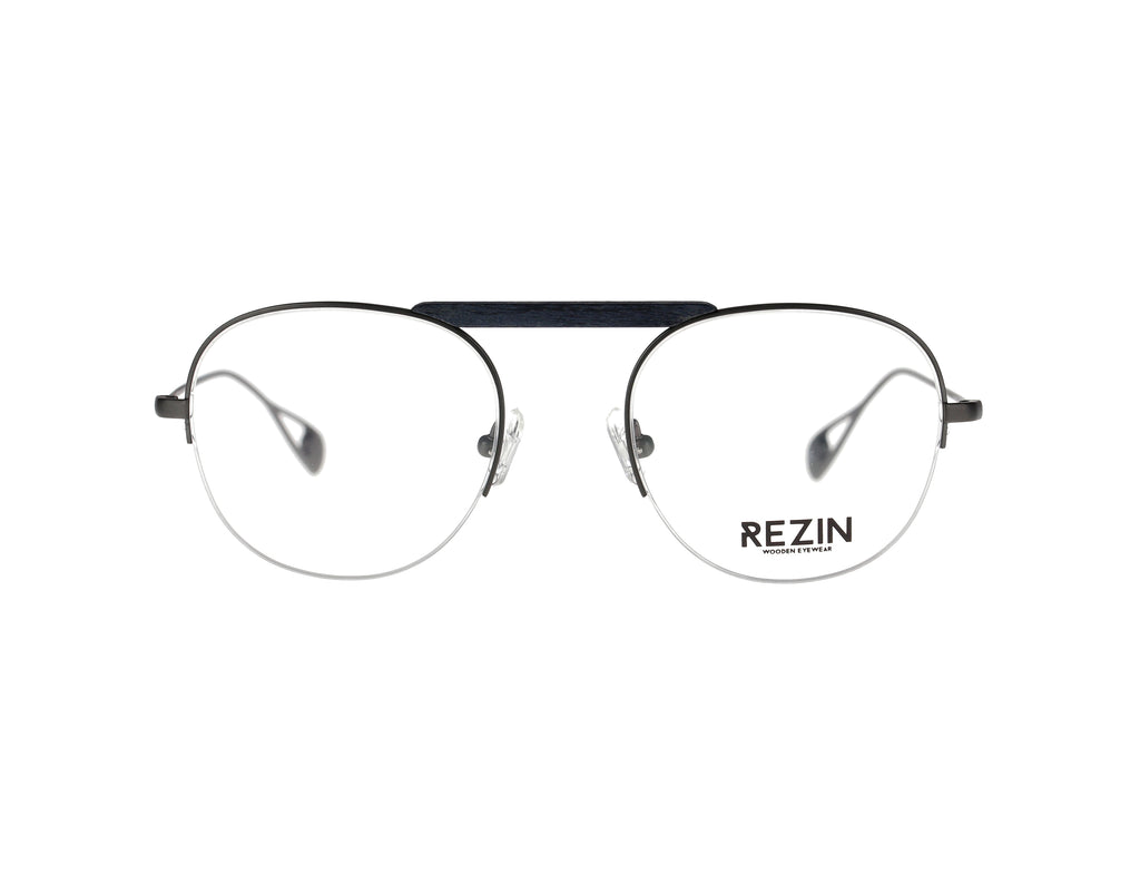 Rezin - LOM004NFB Elton Noir/Frene Bleu Optique