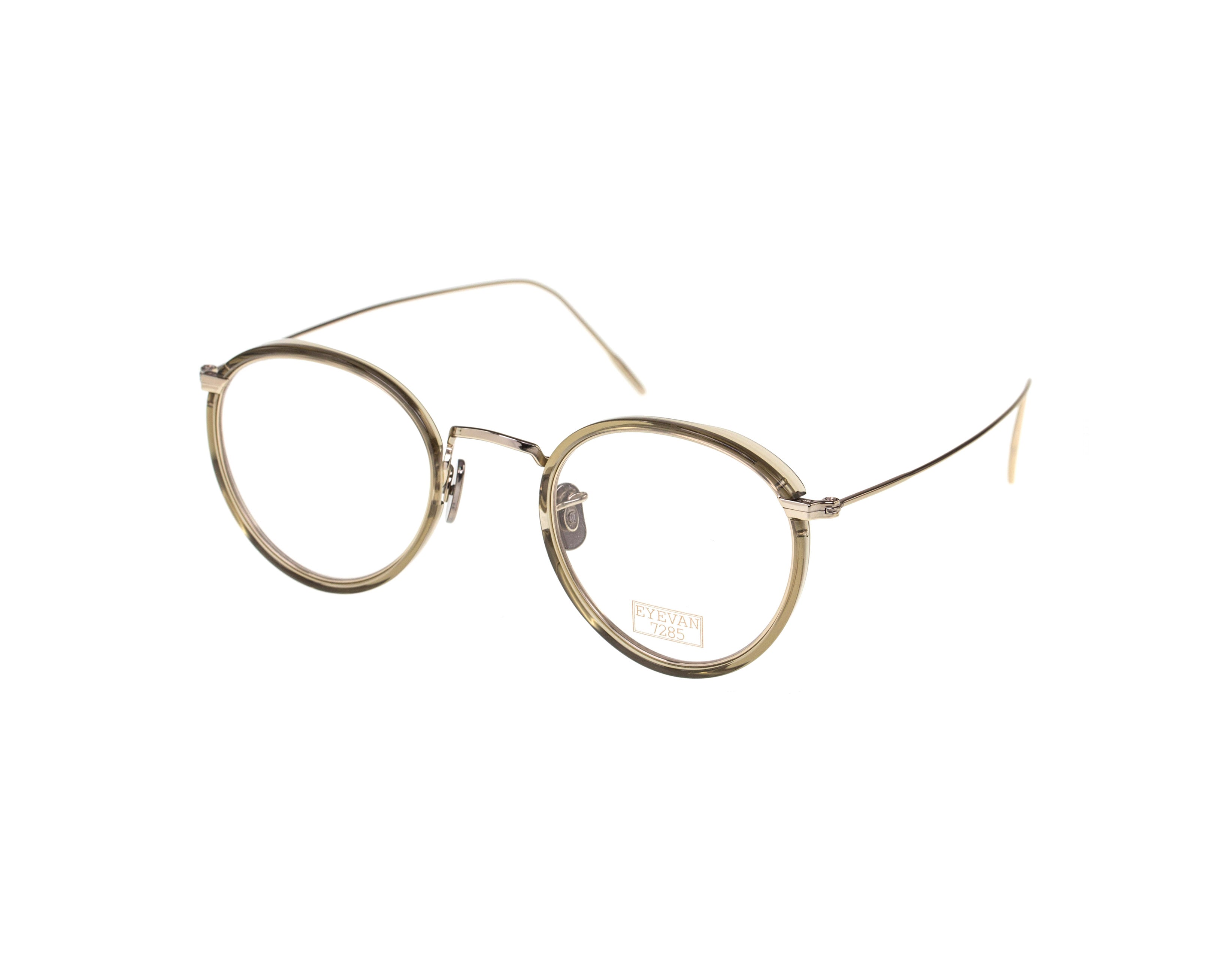 EYEVAN7285 Glasses Frame MODEL.724 2B Boston Japan 3151 Beige 50018218