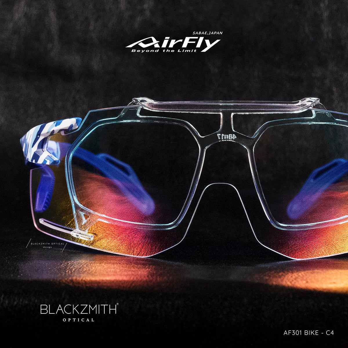 AirFly - AF301 Bike C33( Photochromic Gold Mirror Lens)【New】
