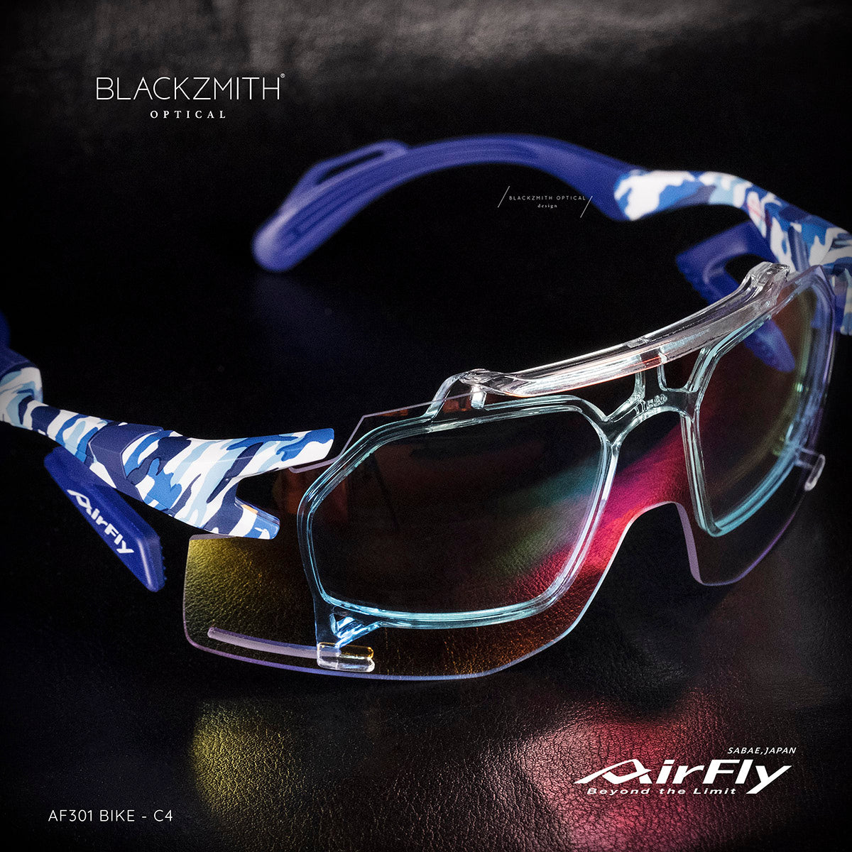 AirFly - AF301 Bike C33( Photochromic Gold Mirror Lens)【New】