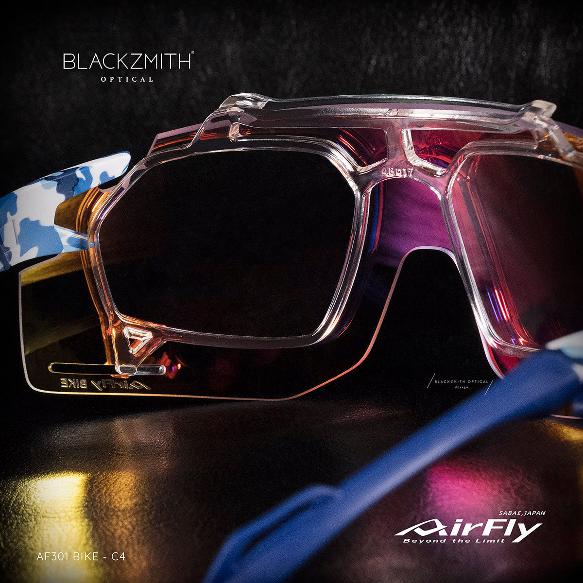 AirFly - AF301 Bike C33( Photochromic Gold Mirror Lens)【New】