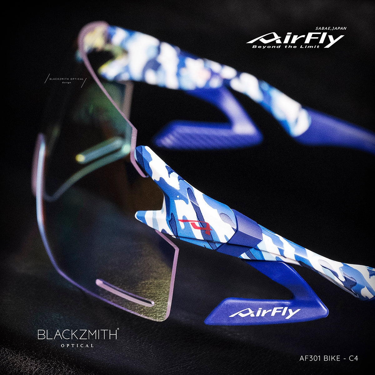 AirFly - AF301 Bike C4( Photochromic Gold Mirror Lens)【New】