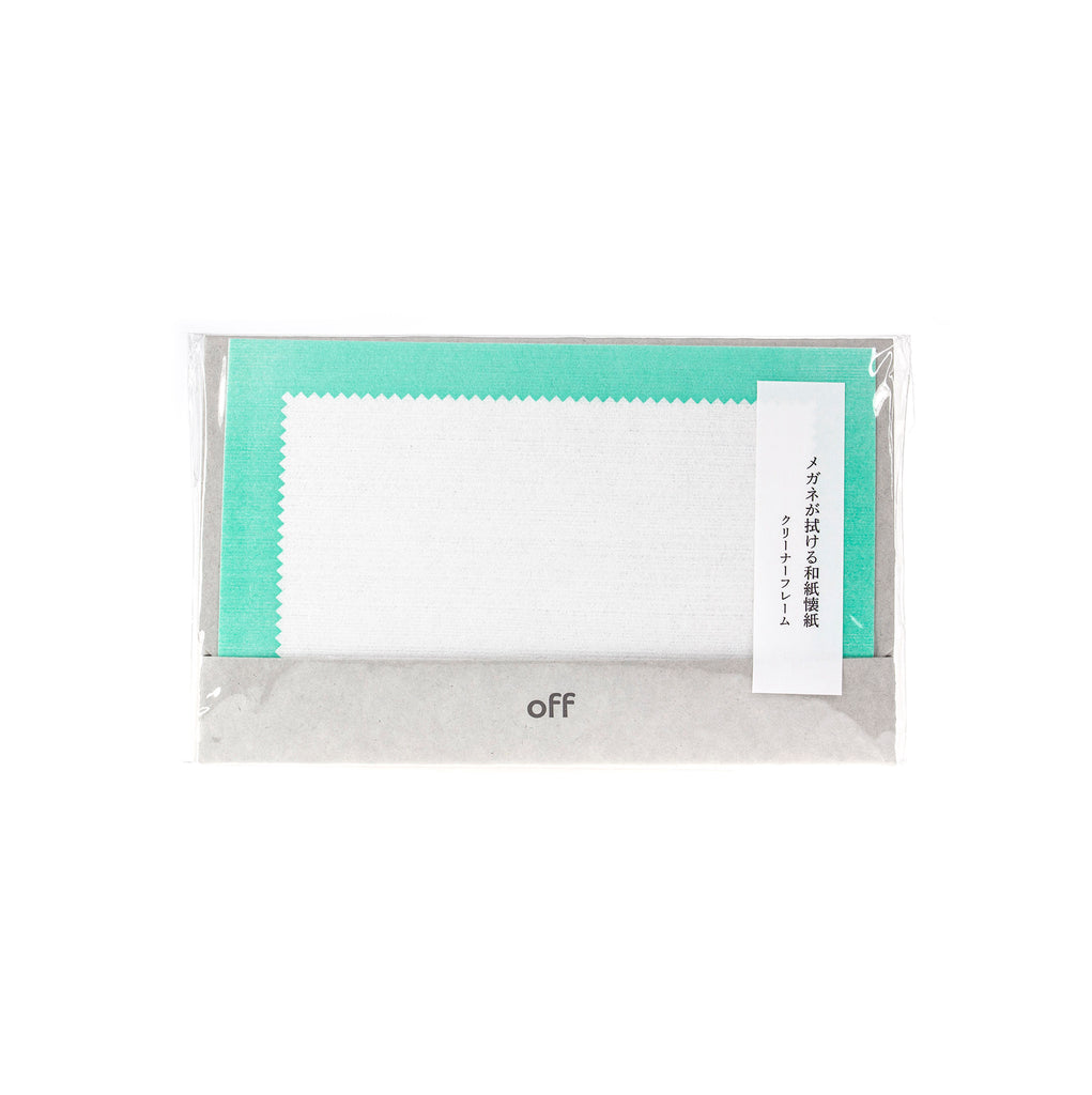 Japanese Eyewear Washi - Mint Check