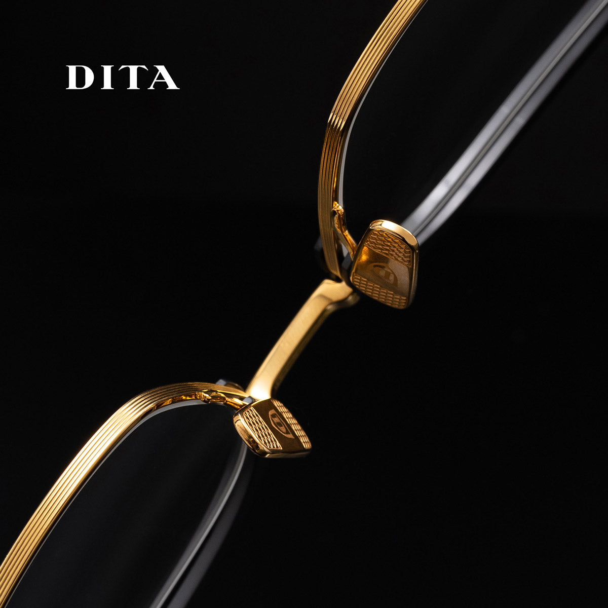 Dita - Typographer DTX142-01 BLKGLD(52)【New】