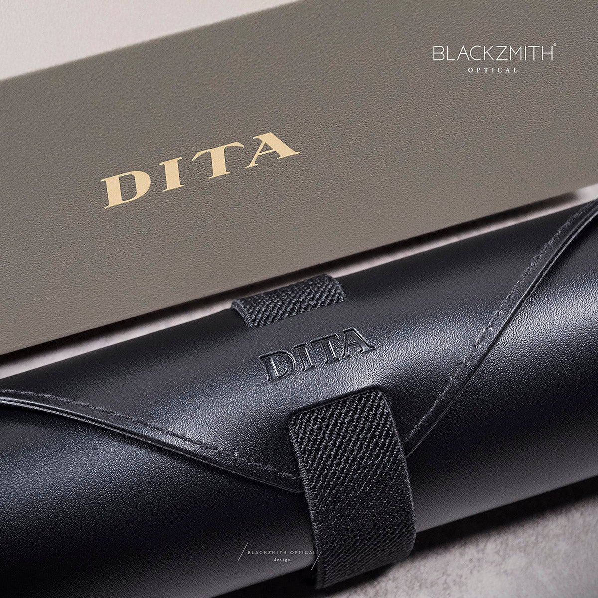 Dita - Typographer DTX142-01 BLKGLD(52)【New】