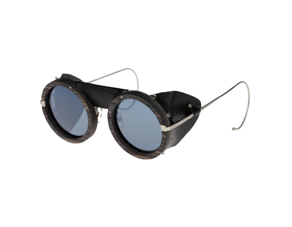 Rezin - LSB012ERB Houston Ebene Aregentee Revo Bleu Solaire 【with ZEISS UV400 lens】