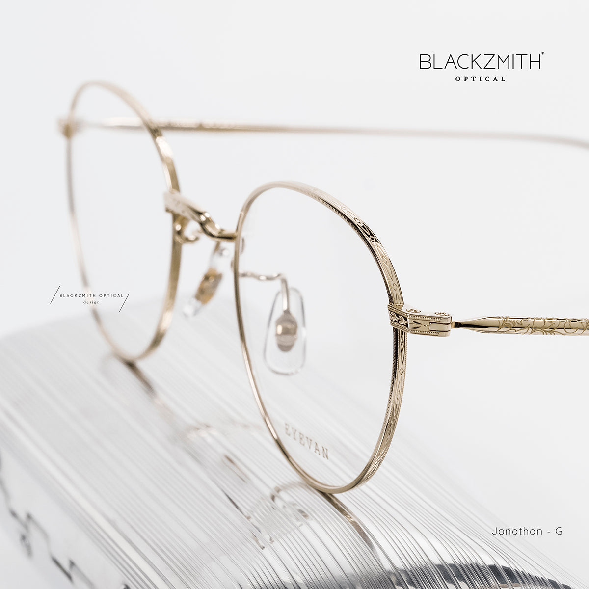 Eyevan - Jonathan G【New】 – BLACKZMITH Optical