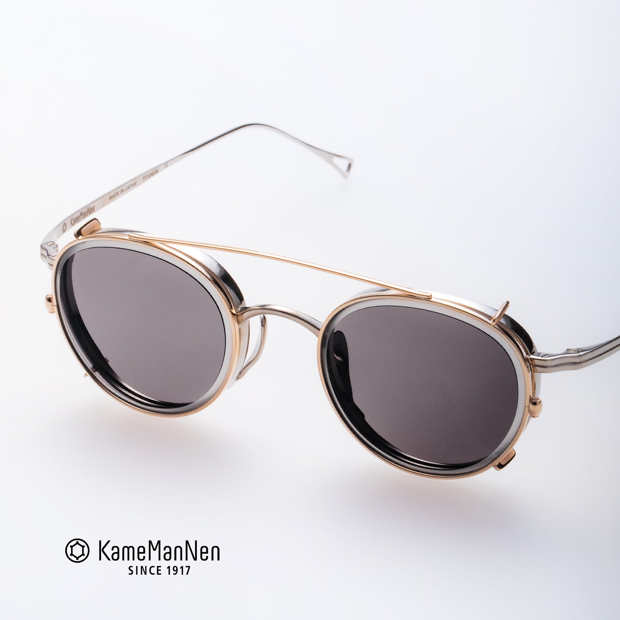 Kame Man Nen - KMN 113 GD(46)(CLIP ON)(只適用於KMN113 Size 46的光學眼鏡)【New】