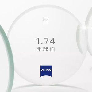 Carl Zeiss - Synchrony 1.74 Aspheric DVP Coating  (Range between -2.25 to -12.00)