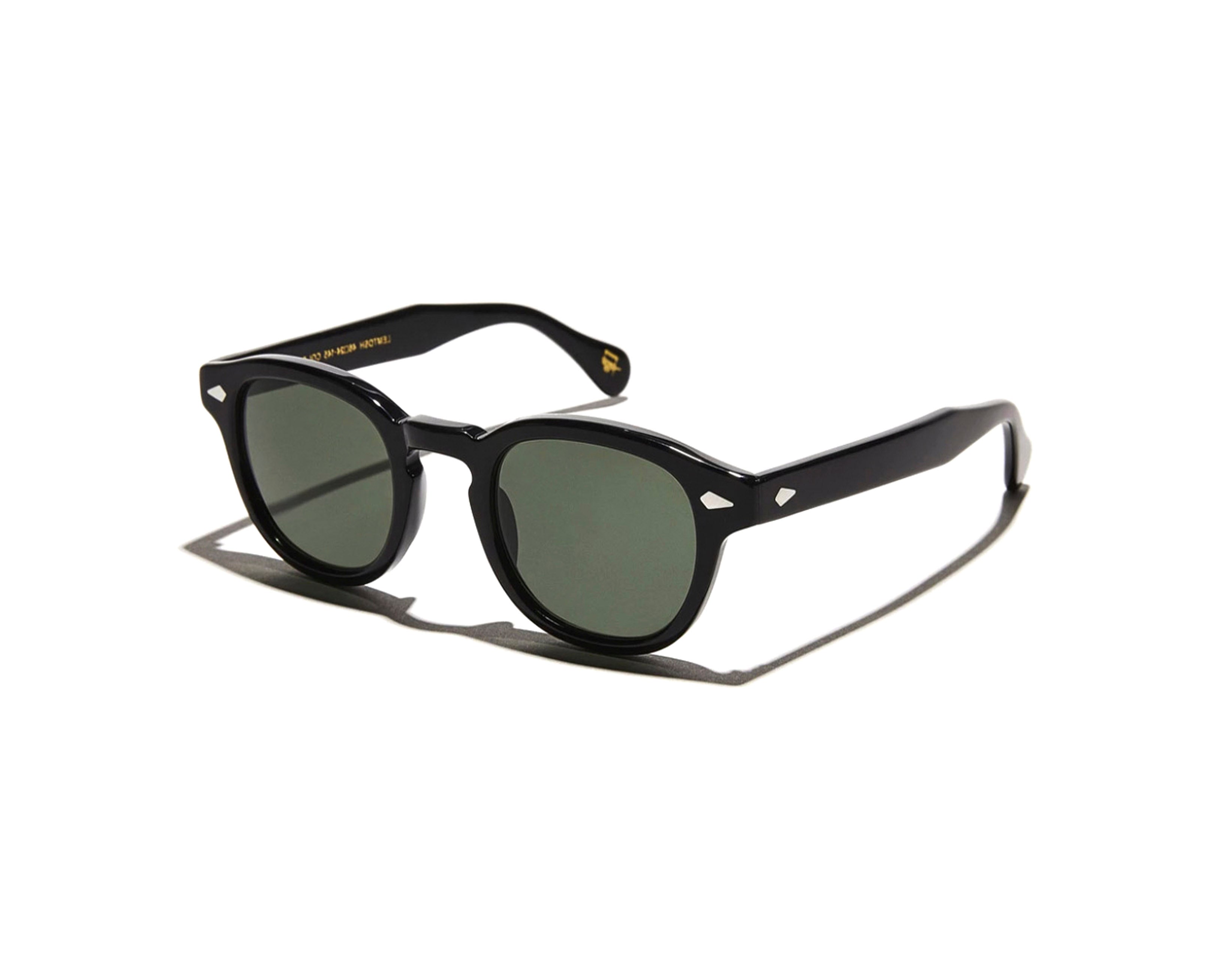 Moscot - Lemtosh Black/Green -Sun (52) (NAF)