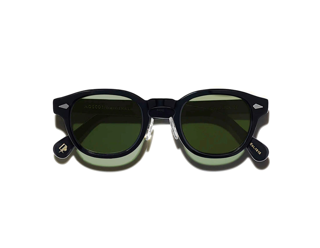 Moscot - Lemtosh Matte Black/Green -Sun (46)