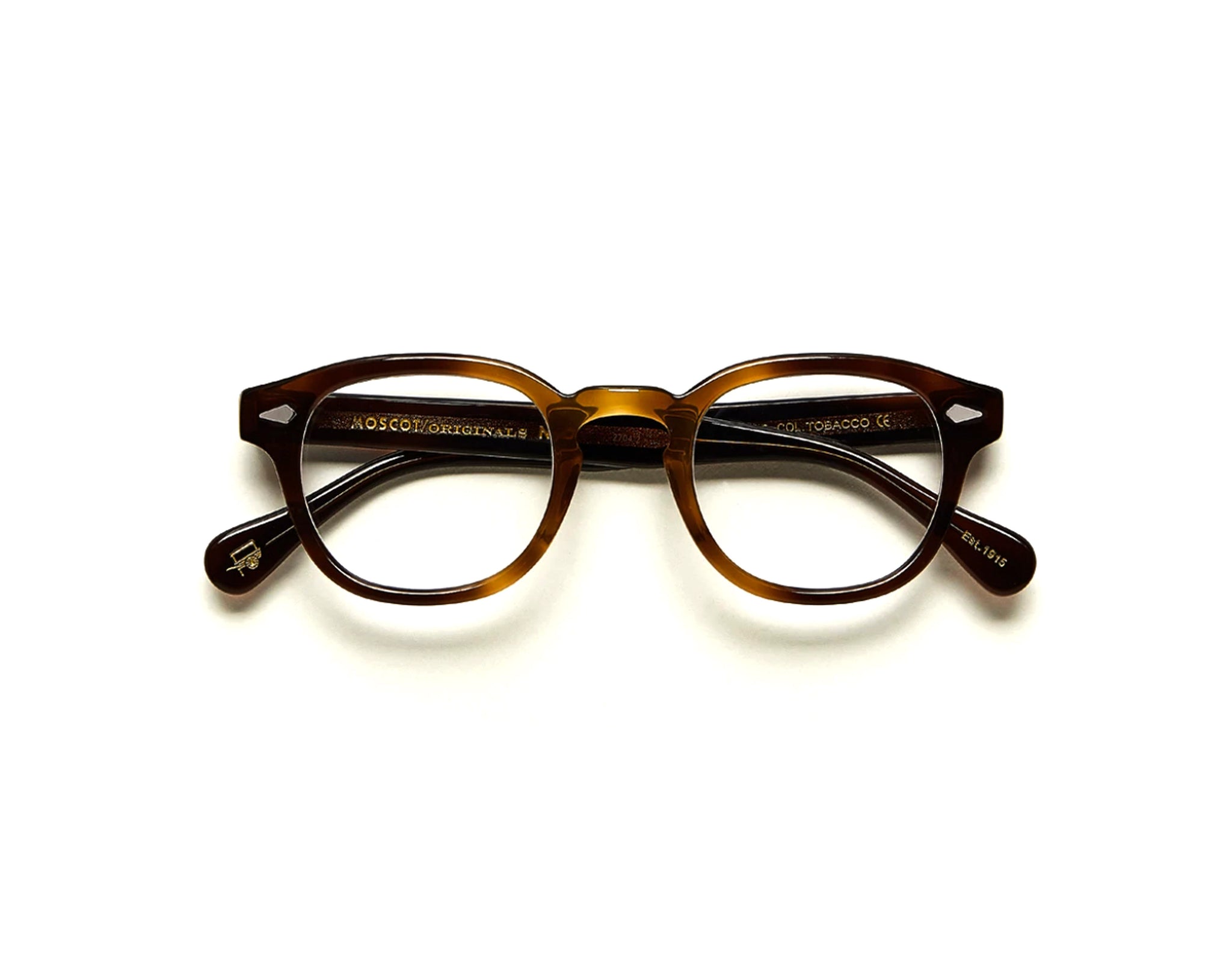 メガネ MOSCOT Moscot - LEMTOSH - tobacco demo lens LEMTOSH MONOCHROME Tobacco | Tinted Glasses | MOSCOT