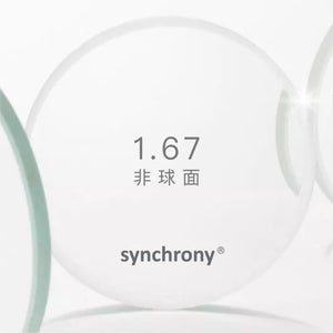 Carl Zeiss - Synchrony 1.67 非球面鏡片 Synchrony Finished SV 1.67 AS HMC+ (只適用於度數介乎 0.00 至 -8.00)