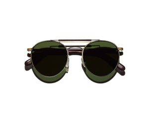 Moscot - Lazer Sun -Antique Gold/Matte Dark Brown (52)【Pre-order Now】