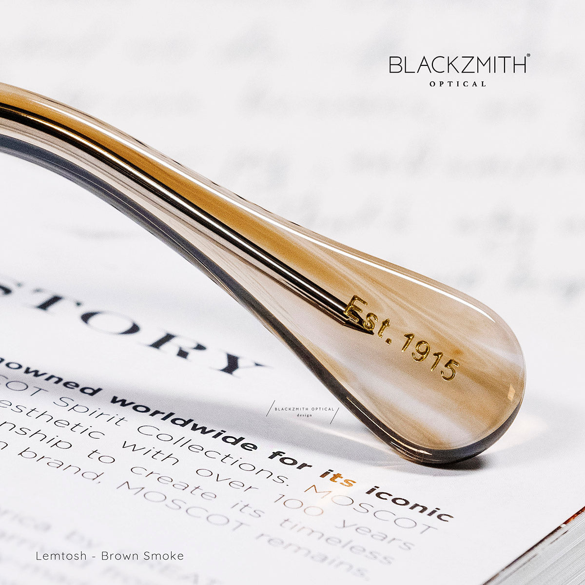 Moscot - Lemtosh Brown Smoke – BLACKZMITH Optical