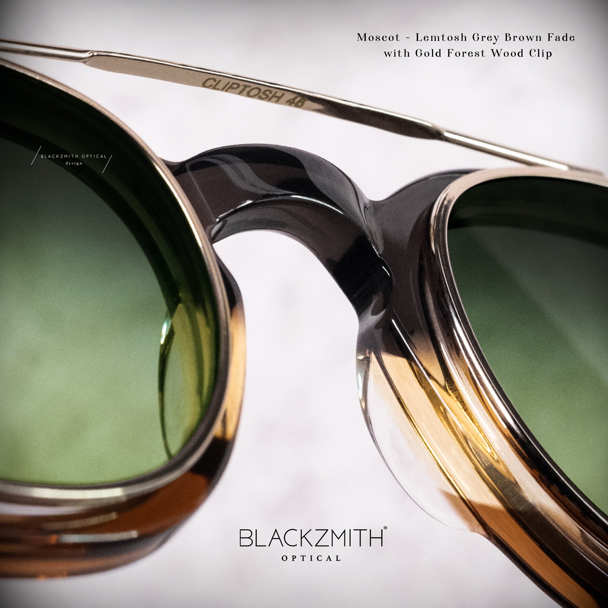 Moscot - Lemtosh Grey Brown Fade【New】