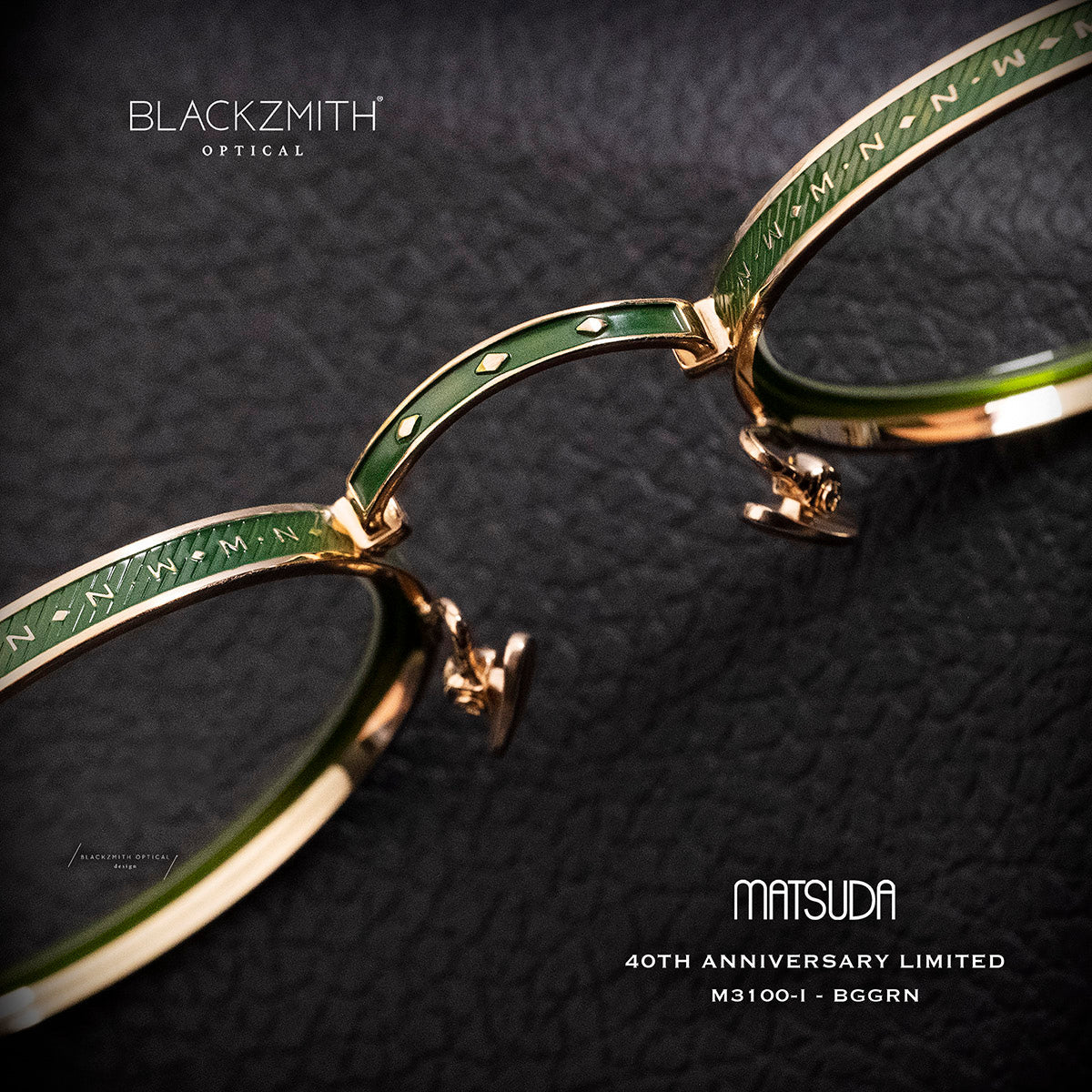 Matsuda - M3100-i BG-GRN(45) - 40th Anniversary Limited【New】