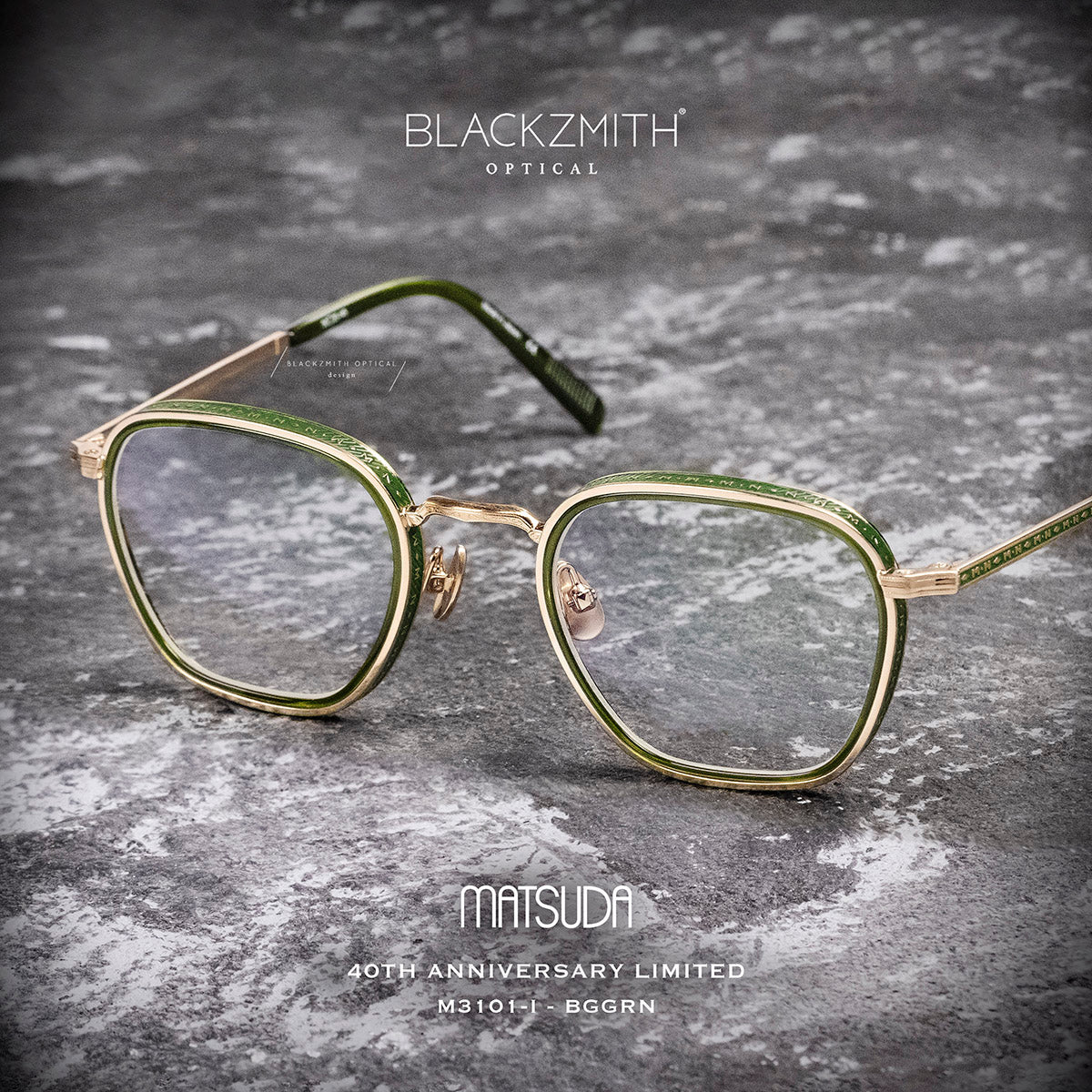 Matsuda - M3101-i  BG-GRN(50) - 40th Anniversary Limited【New】