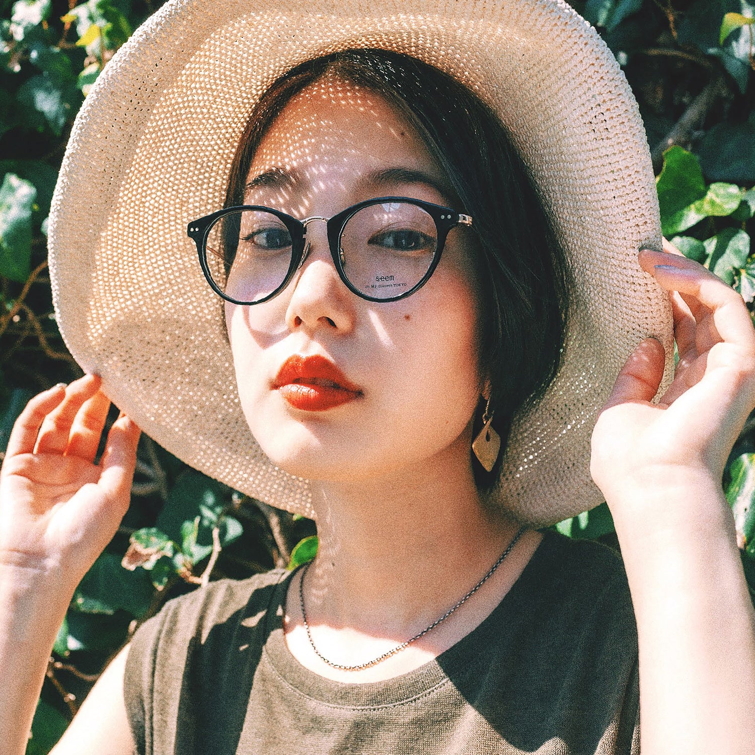 Oh My Glasses - Nina omg-121-BKG-47【Seem Collection】【New】