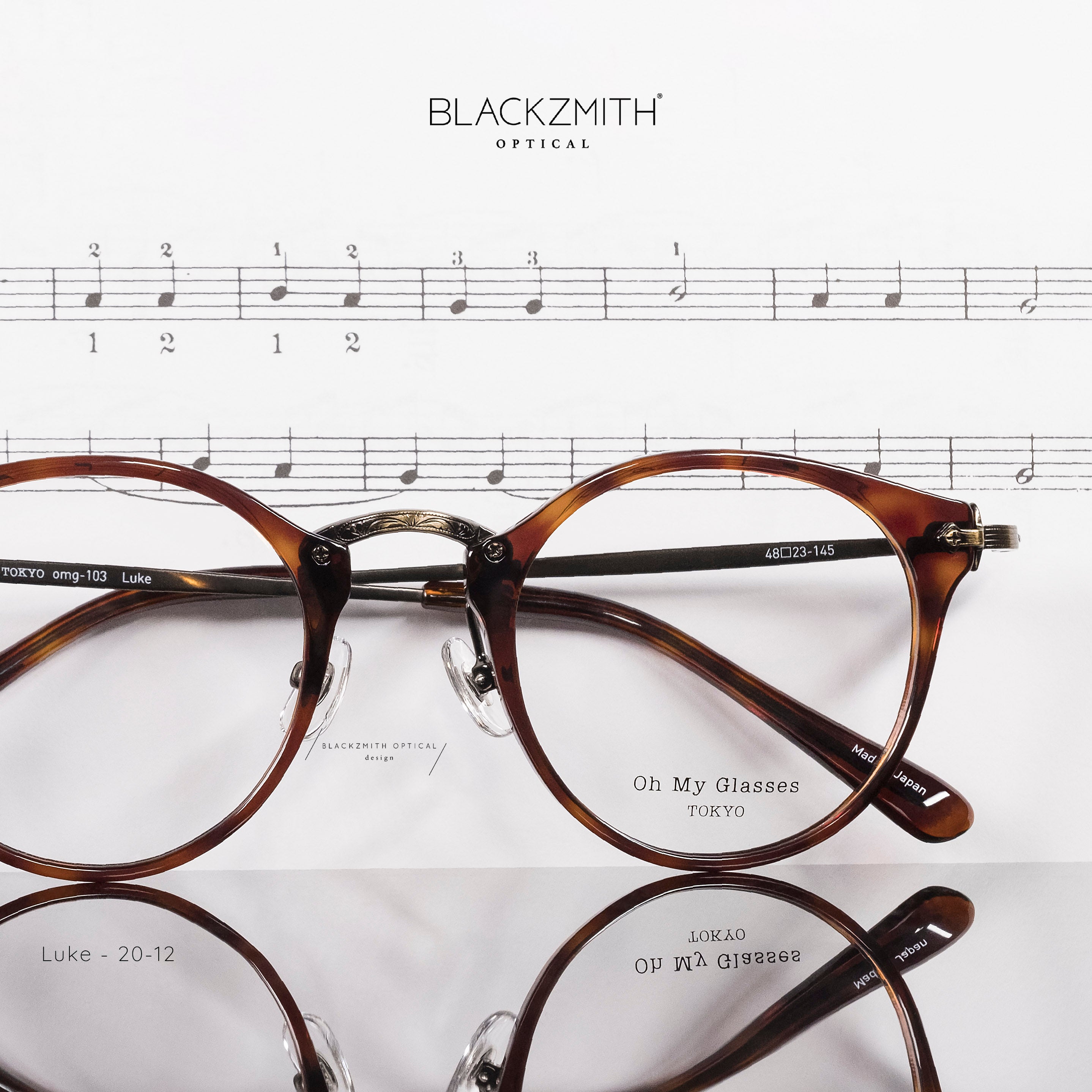 Oh My Glasses -Luke omg-103-20-12 – BLACKZMITH Optical Oh My Glasses -Luke omg-103-20-12 – BLACKZMITH Optical