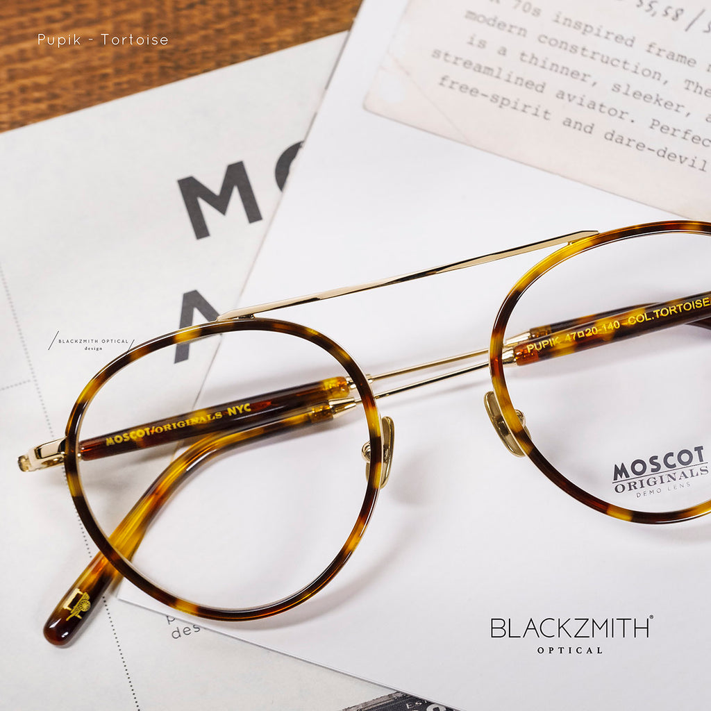 Moscot - Pupik Tortoise/Gold (47) 【New】