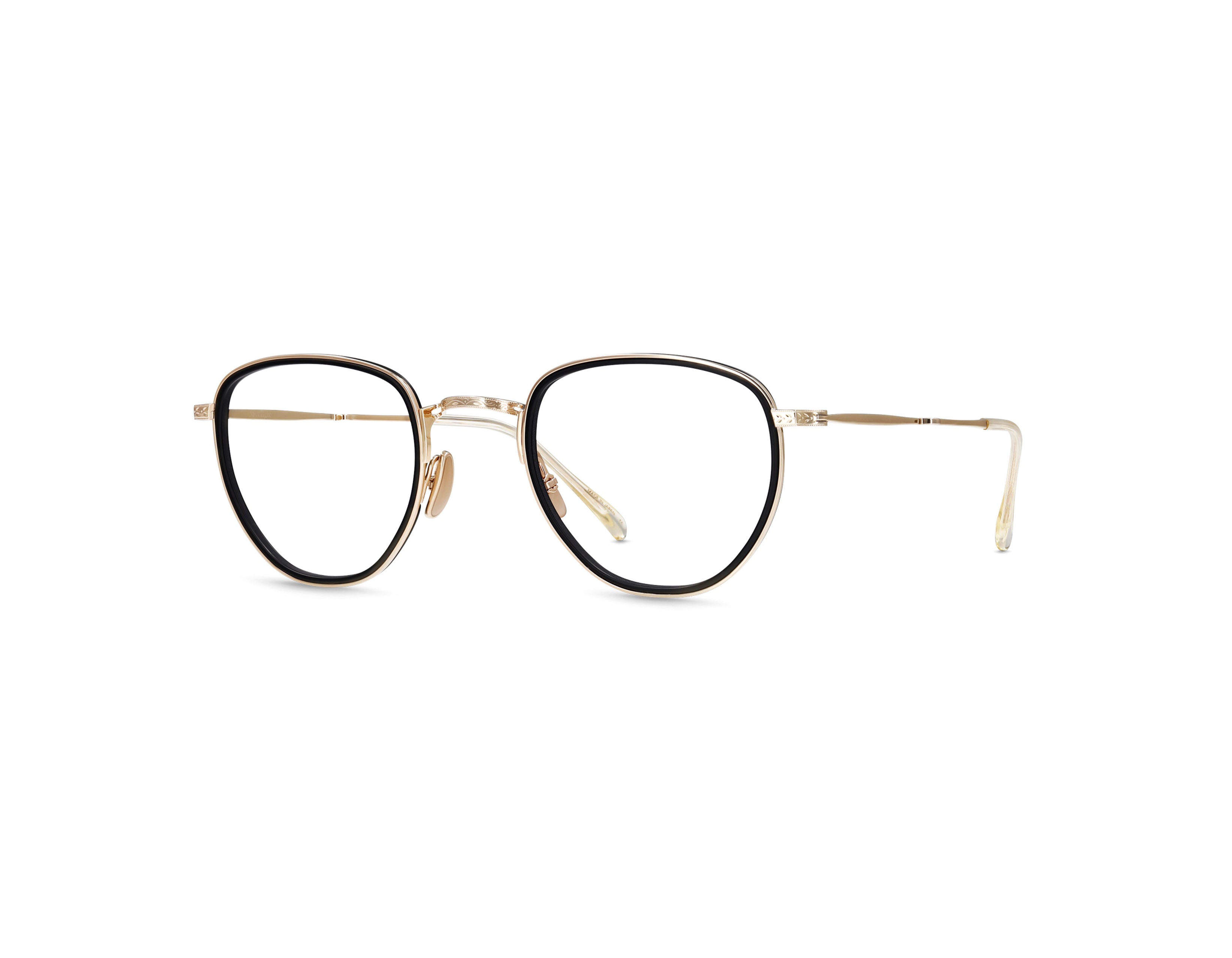 Mr. Leight - Roku C 46 Matte Black-12K White Gold