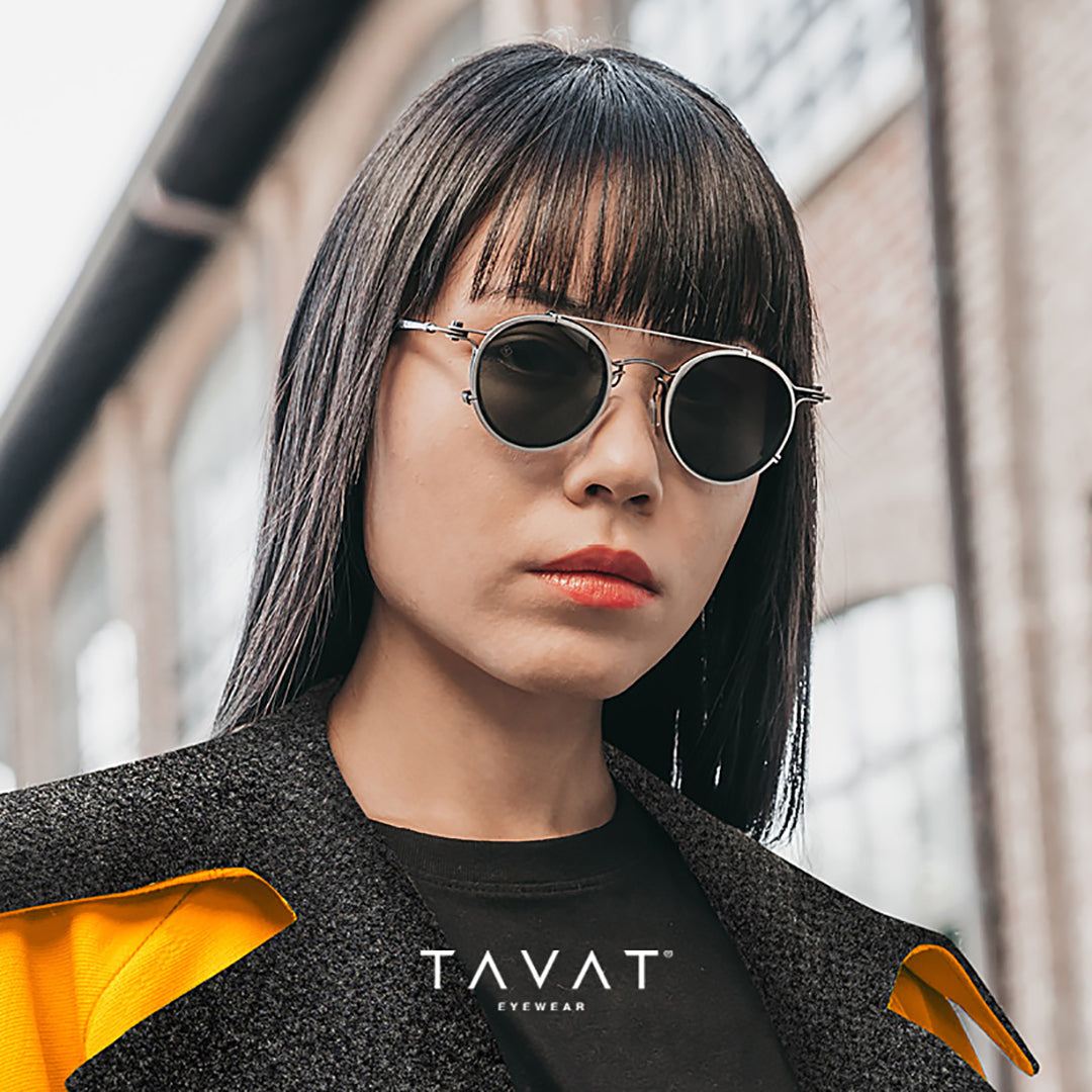 Tavat -  SC916-SIL-SV(CLIP ON)(只適用於 SC016、SC017 和 LS007 光學眼鏡)【New】