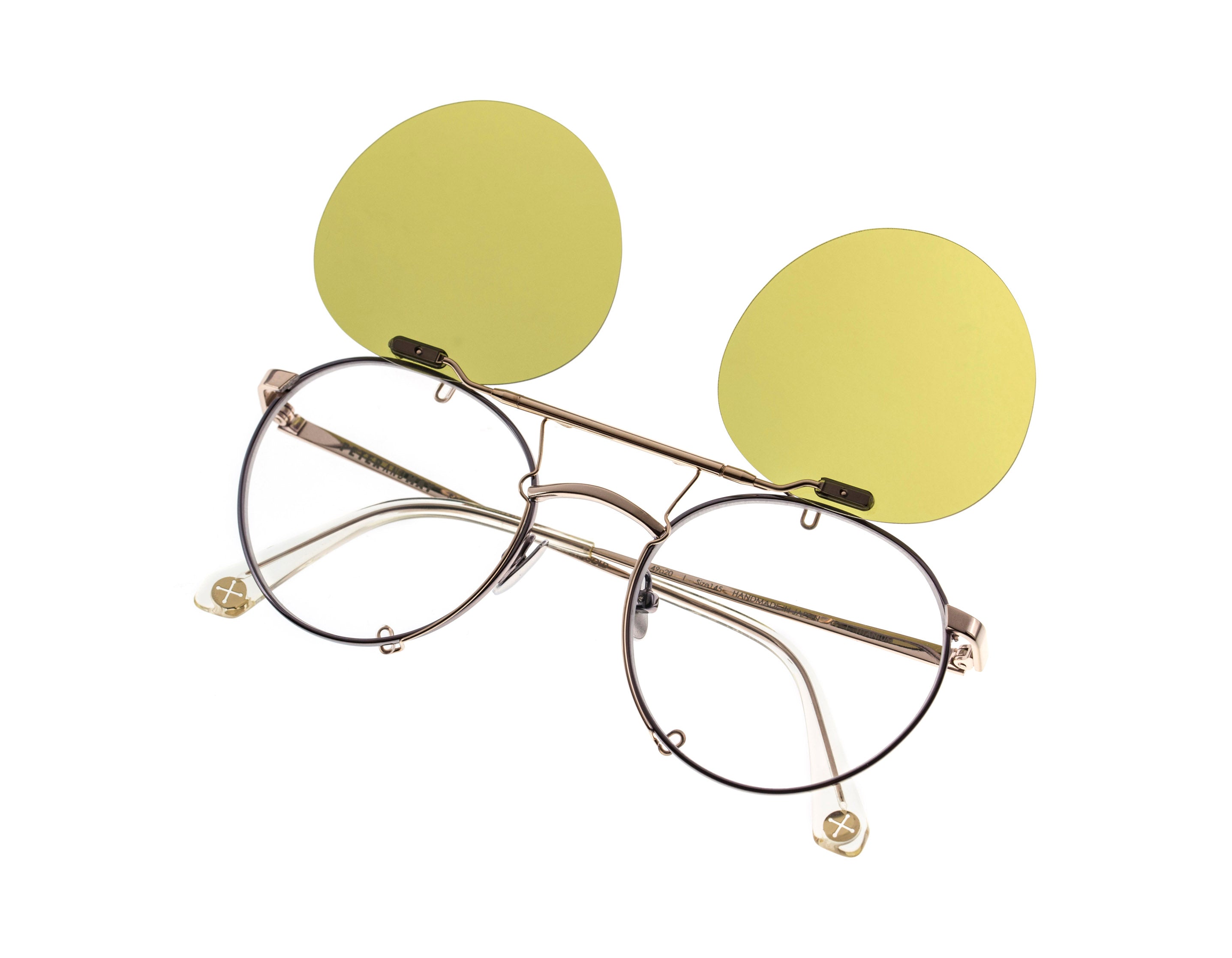 Peter and May - S#43 Dancing Shoes Sun Titanium - Gun&Gold Metal Frame (另可加購Clip-On)